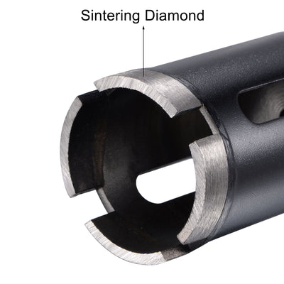 Harfington Diamond Core Drill Bits Dry or Wet for Concrete Brick Block Masonry