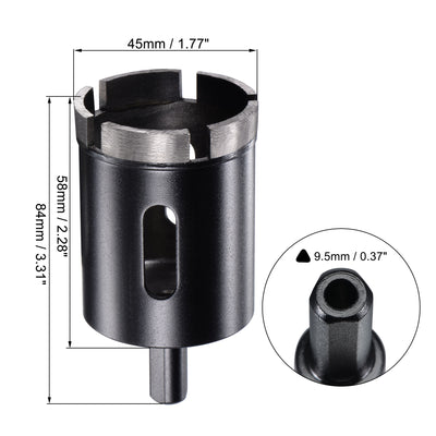 Harfington Diamond Core Drill Bits Dry or Wet for Concrete Brick Block Masonry