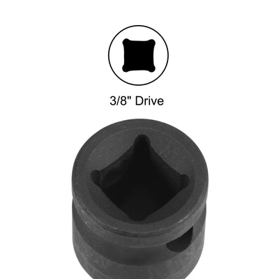 Harfington 3/8" Drive Impact Hex Bit Socket Set, H4 - H12, Metric 60mm Length, CR-MO, 7-Piece