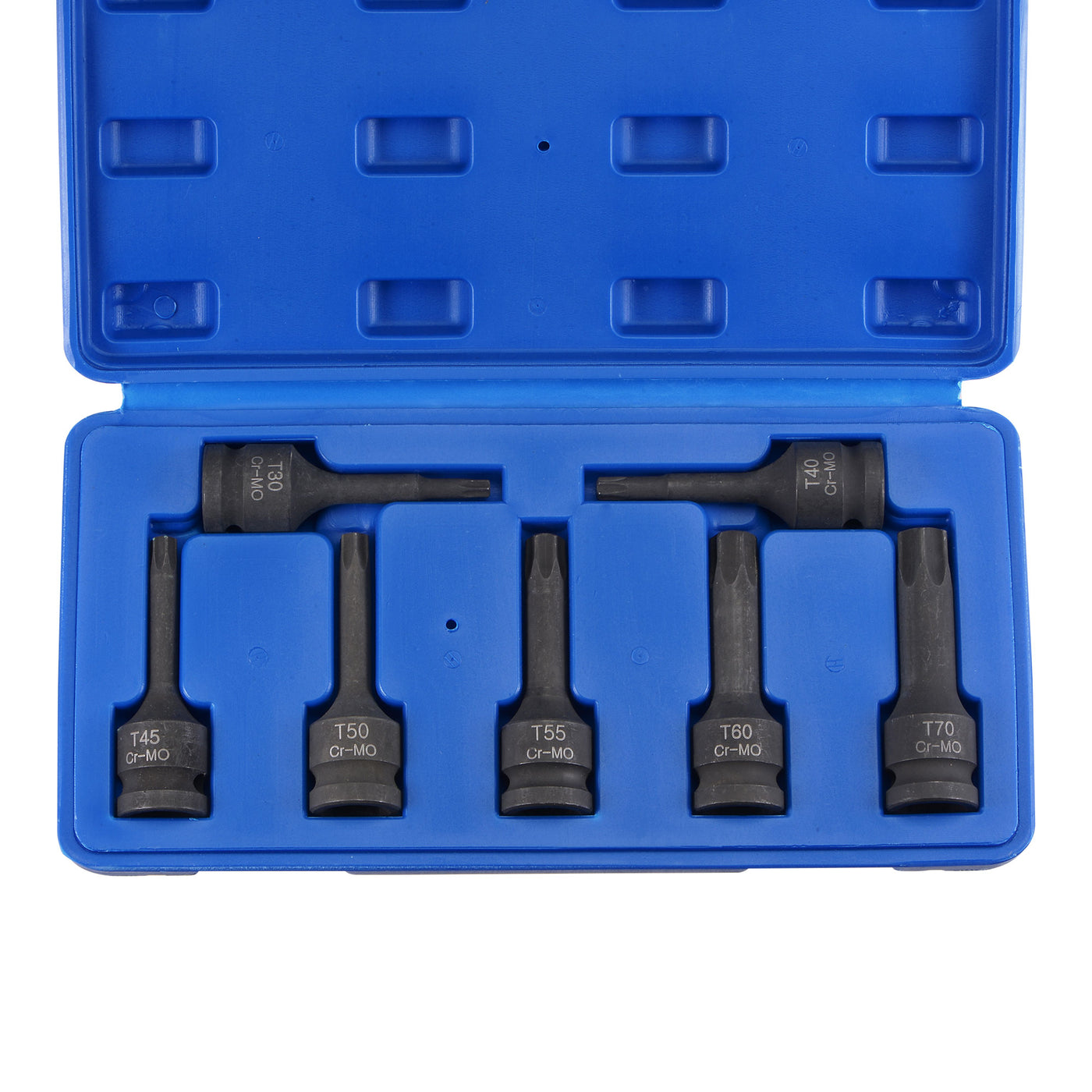 Harfington 1/2" Drive Impact Torx Bit Socket Set, T30 - T70, Metric 3" Length, CR-MO, 7-Piece