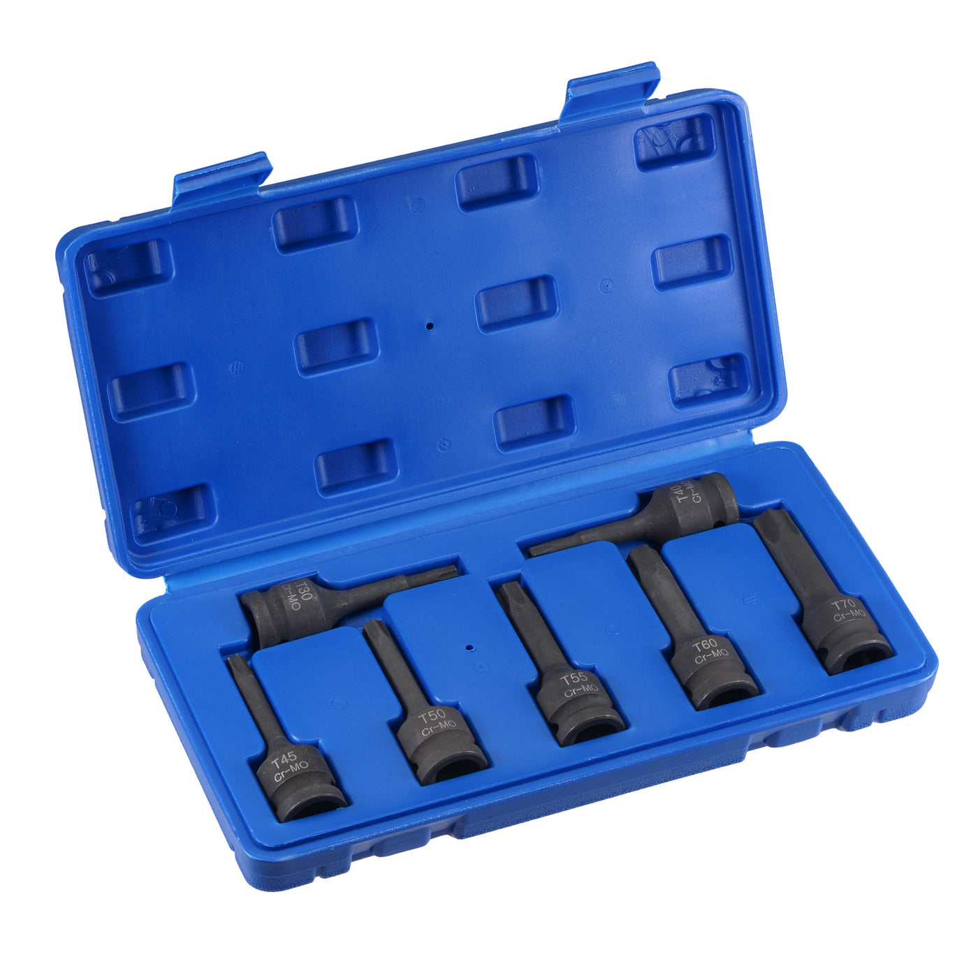 Harfington 1/2" Drive Impact Torx Bit Socket Set, T30 - T70, Metric 3" Length, CR-MO, 7-Piece