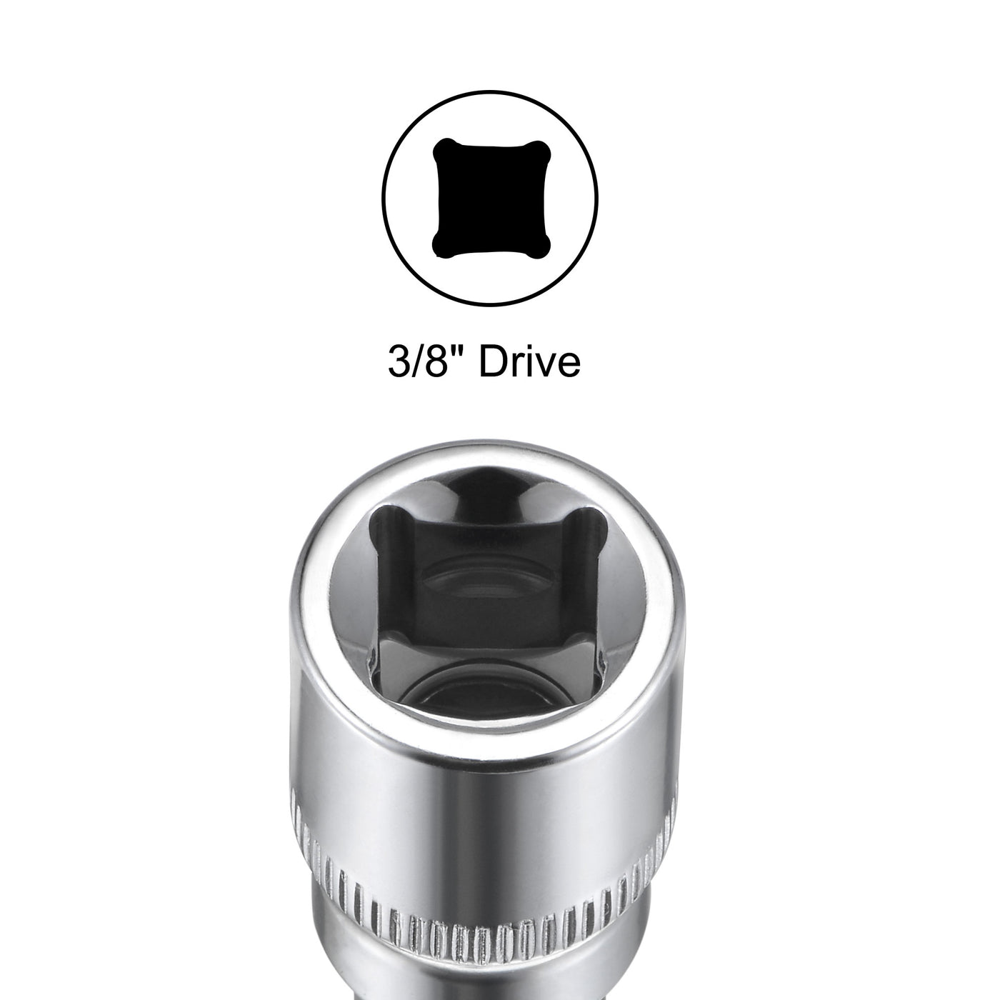 Harfington 3/8" Drive x T25 T30 T40 T45 T50 T55 T60 Torx Bit Socket Set, CR-V Bits & Sockets 110mm Length (For Hand Use Only) 7-Piece