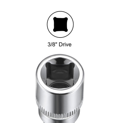 Harfington 3/8" Drive x T25 T30 T40 T45 T50 T55 T60 Torx Bit Socket Set, CR-V Bits & Sockets 110mm Length (For Hand Use Only) 7-Piece
