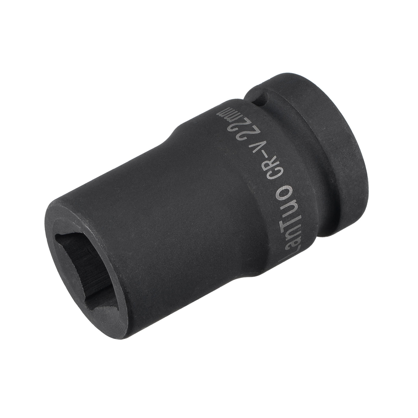 Harfington 1" Drive by 22mm Square Impact Socket, CR-MO 80mm Length, Standard Metric Sizes