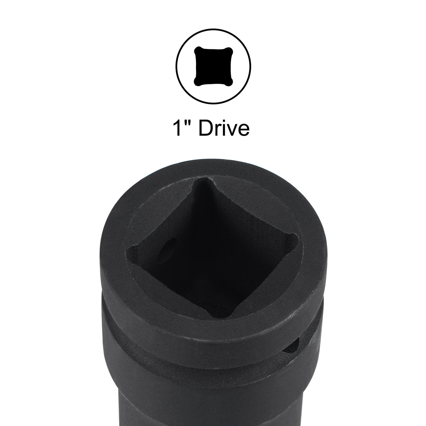 Harfington Square Drive by 6-Point Impact Socket, CR-V, Standard Metric Sizes