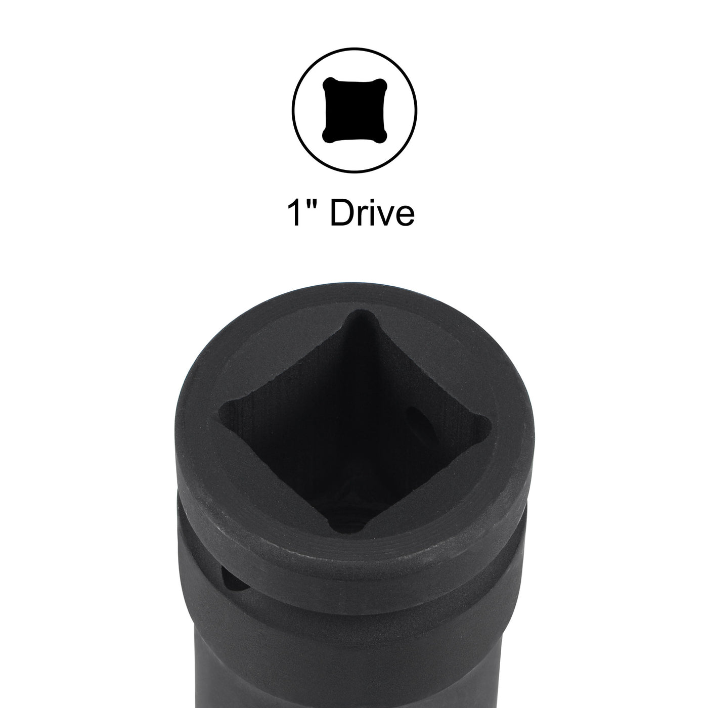 Harfington Square Drive by 6-Point Impact Socket, CR-V, Standard Metric Sizes