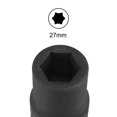 Harfington Square Drive by 6-Point Impact Socket, CR-V, Standard Metric Sizes