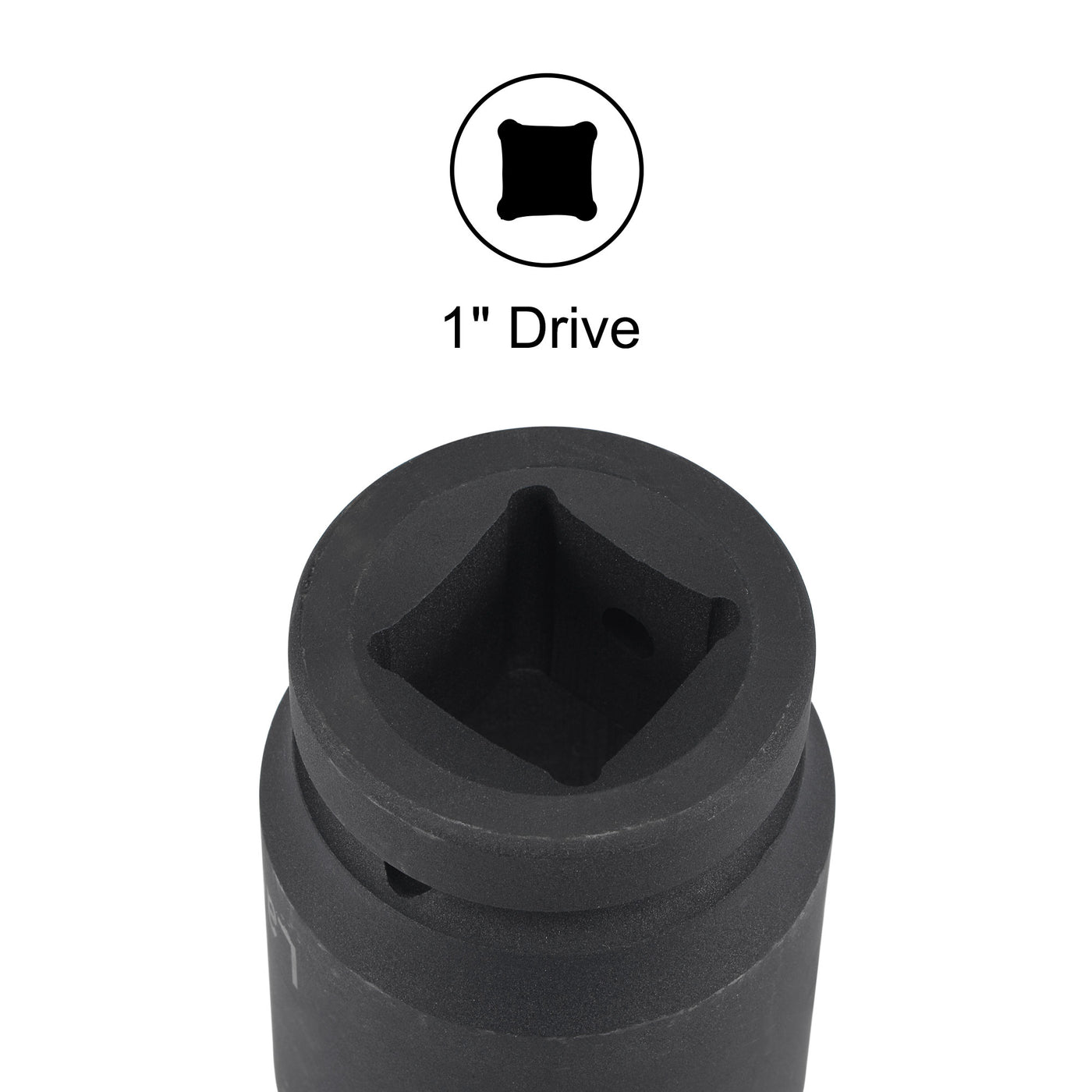 Harfington Square Drive by 6-Point Impact Socket, CR-V, Standard Metric Sizes