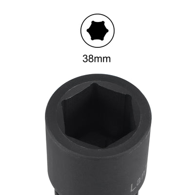 Harfington Square Drive by 6-Point Impact Socket, CR-V, Standard Metric Sizes