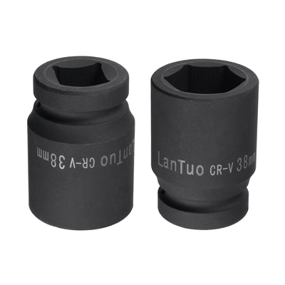 Harfington Square Drive by 6-Point Impact Socket, CR-V, Standard Metric Sizes