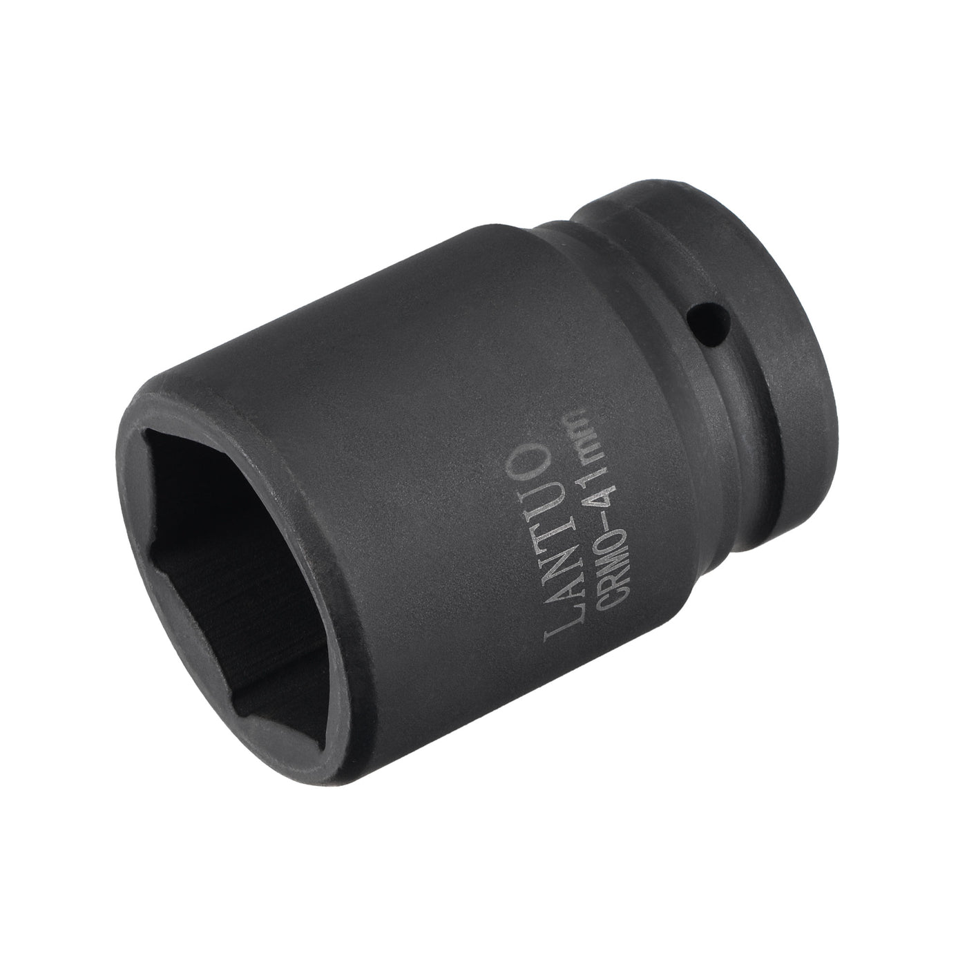 Harfington 1" Drive by 41mm 6-Point Impact Socket, CR-MO 80mm Length, Standard Metric Sizes