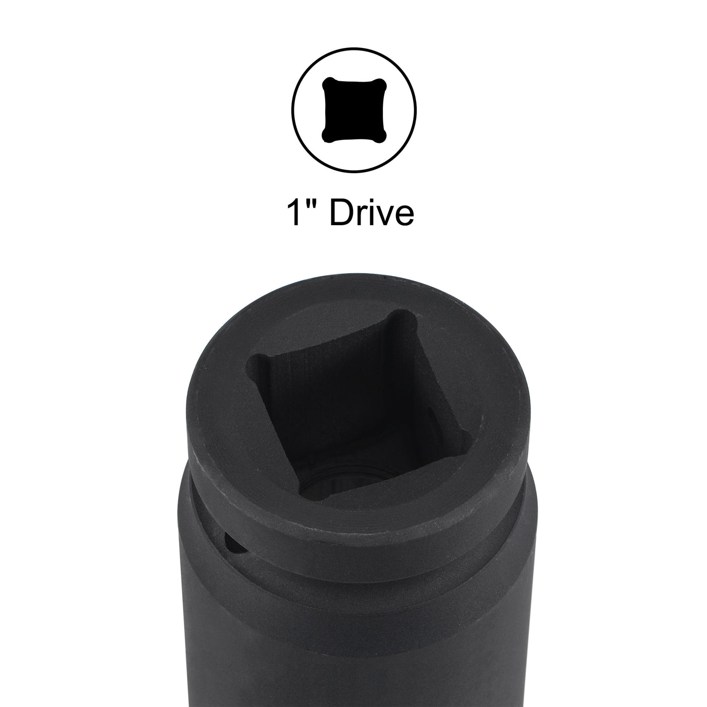 Harfington Square Drive by 6-Point Impact Socket, CR-V, Standard Metric Sizes