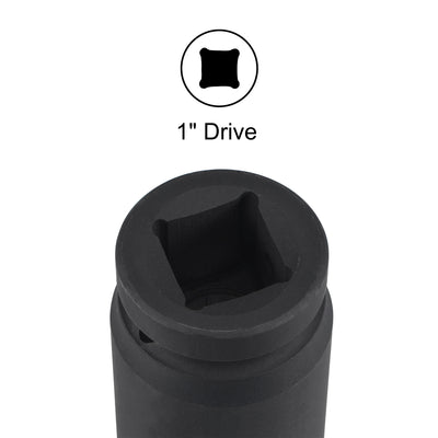 Harfington Square Drive by 6-Point Impact Socket, CR-V, Standard Metric Sizes