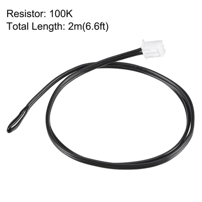 Harfington 150K NTC Temperature Sensor Probe 40cm Digital Thermometer Extension Cable