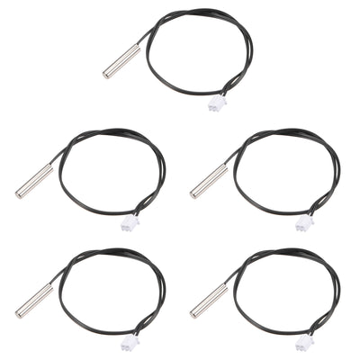 Harfington Temperature Sensor Probes, Stainless Steel NTC Thermal Sensor Probe