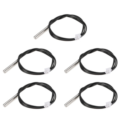 Harfington Temperature Sensor Probes, Stainless Steel NTC Thermal Sensor Probe