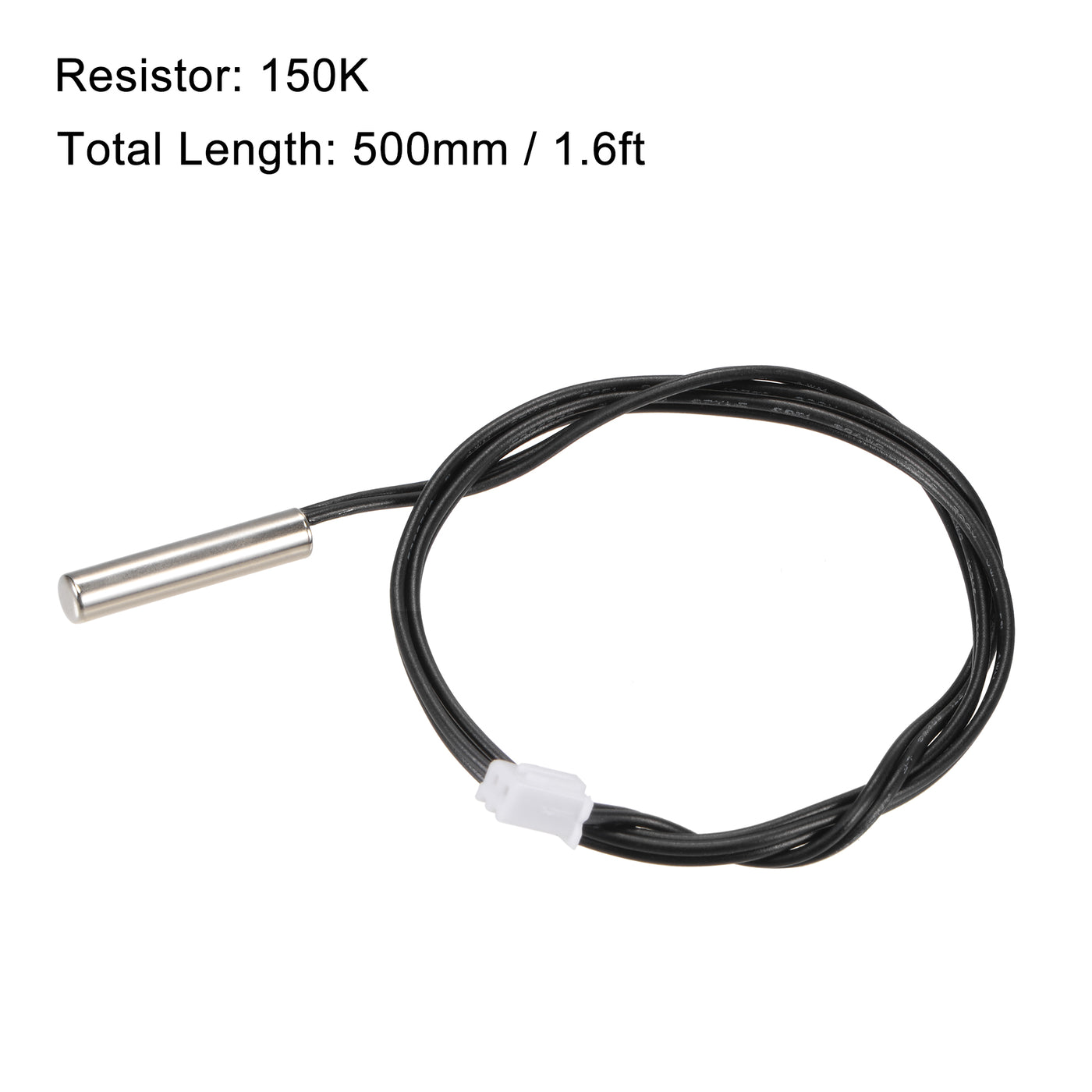 Harfington Temperature Sensor Probes, Stainless Steel NTC Thermal Sensor Probe