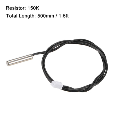 Harfington Temperature Sensor Probes, Stainless Steel NTC Thermal Sensor Probe