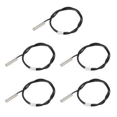Harfington Temperature Sensor Probes, Stainless Steel NTC Thermal Sensor Probe
