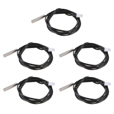 Harfington Temperature Sensor Probes, Stainless Steel NTC Thermal Sensor Probe