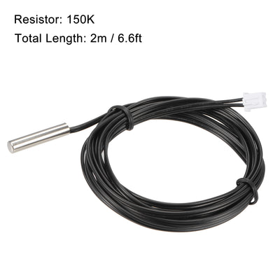 Harfington Temperature Sensor Probes, Stainless Steel NTC Thermal Sensor Probe