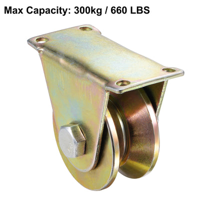 Harfington Groove Wheel Caster V Type for Sliding Gate