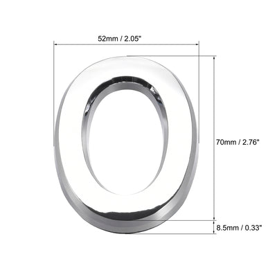 Harfington Self Adhesive House Letter, ABS Plastic Letter for Home Hotel Mailbox Address Sign