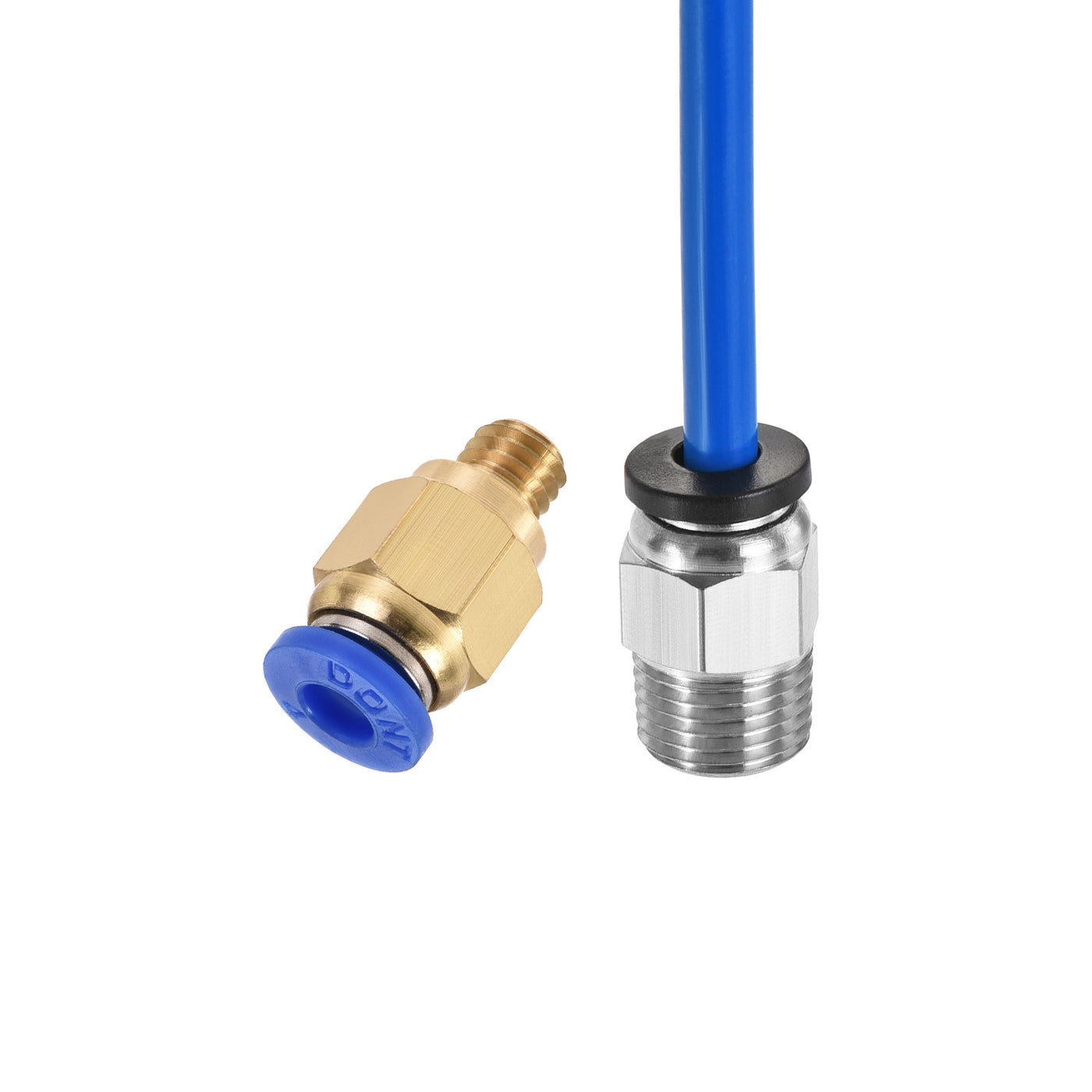 Harfington PTFE Tubing Hose for 3D Printer Filament with Tube Cutter and Pneumatic Fitting