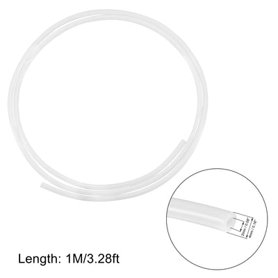 Harfington PTFE Tubing Hose for 3D Printer Filament with Tube Cutter and Pneumatic Fitting