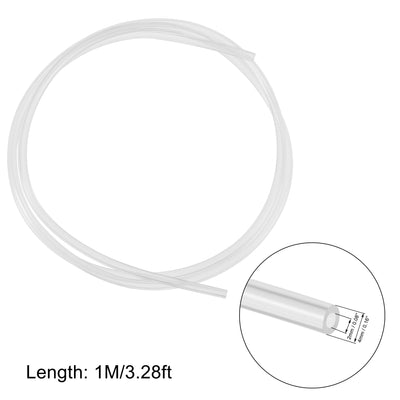 Harfington PTFE Tubing Hose for 3D Printer Filament with Tube Cutter and Pneumatic Fitting