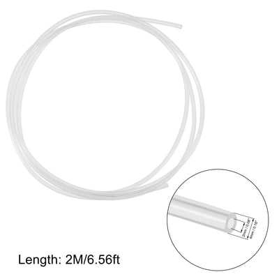 Harfington PTFE Tubing Hose for 3D Printer Filament with Tube Cutter and Pneumatic Fitting
