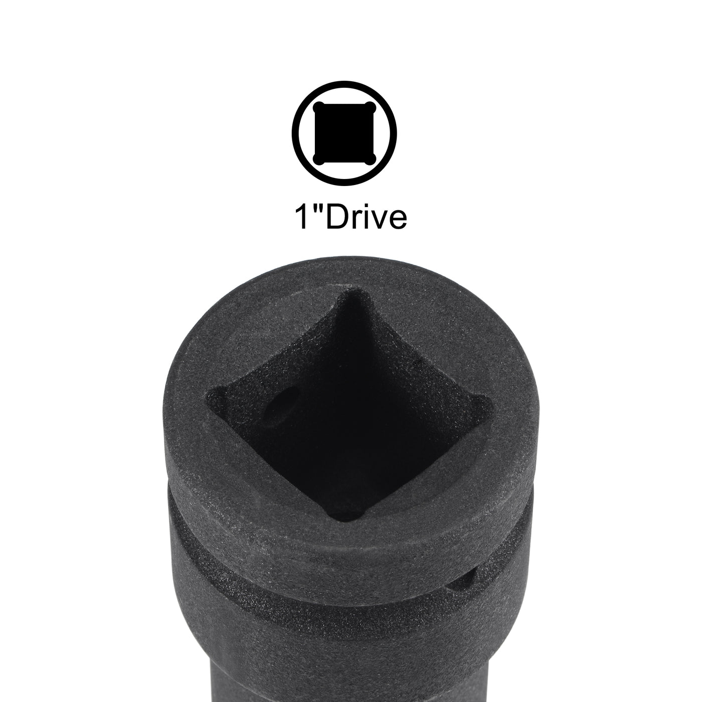 Harfington Square Drive by 6-Point Impact Socket, CR-V, Standard Metric Sizes