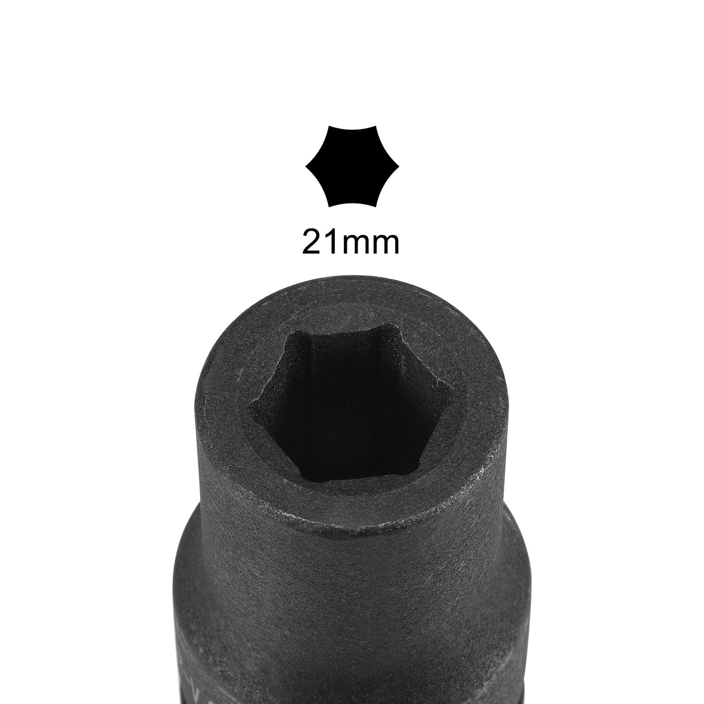 Harfington Square Drive by 6-Point Impact Socket, CR-V, Standard Metric Sizes