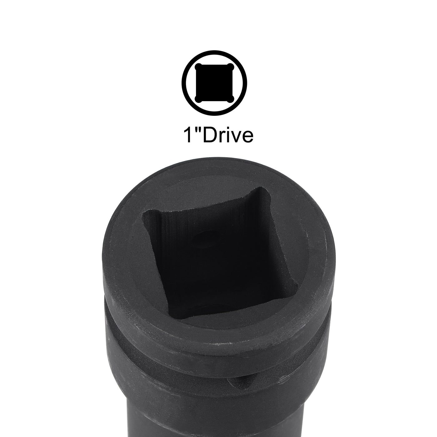 Harfington Square Drive by 6-Point Impact Socket, CR-V, Standard Metric Sizes