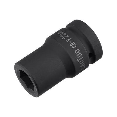 Harfington Square Drive by 6-Point Impact Socket, CR-V, Standard Metric Sizes