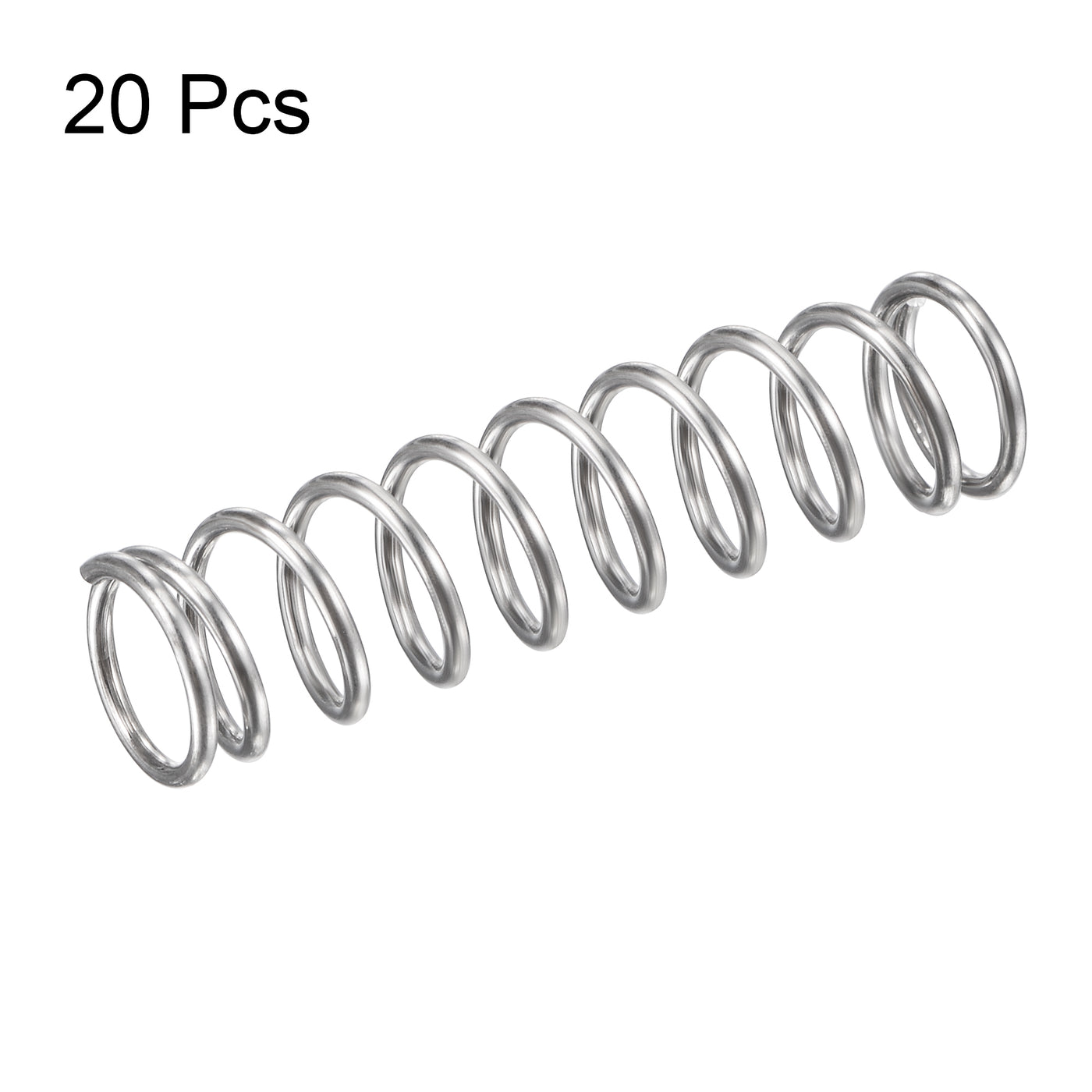 uxcell Uxcell 304 Stainless Steel Compression Spring 31.4N Load Capacity