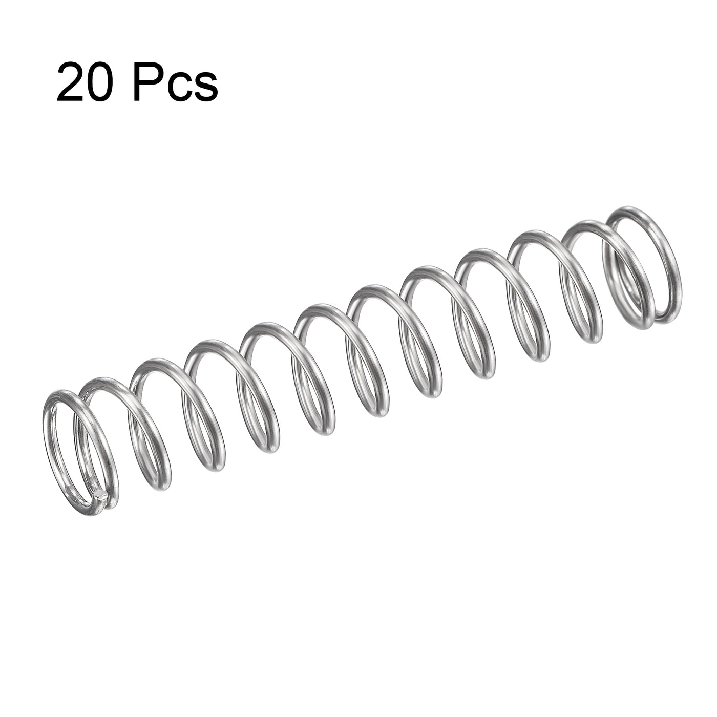 uxcell Uxcell 304 Stainless Steel Compression Spring 31.4N Load Capacity