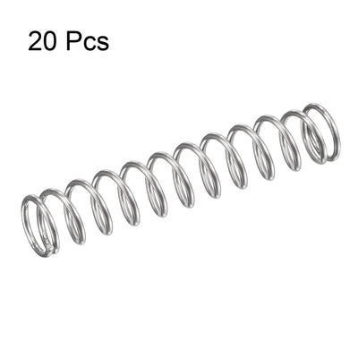 Harfington Uxcell 304 Stainless Steel Compression Spring 31.4N Load Capacity