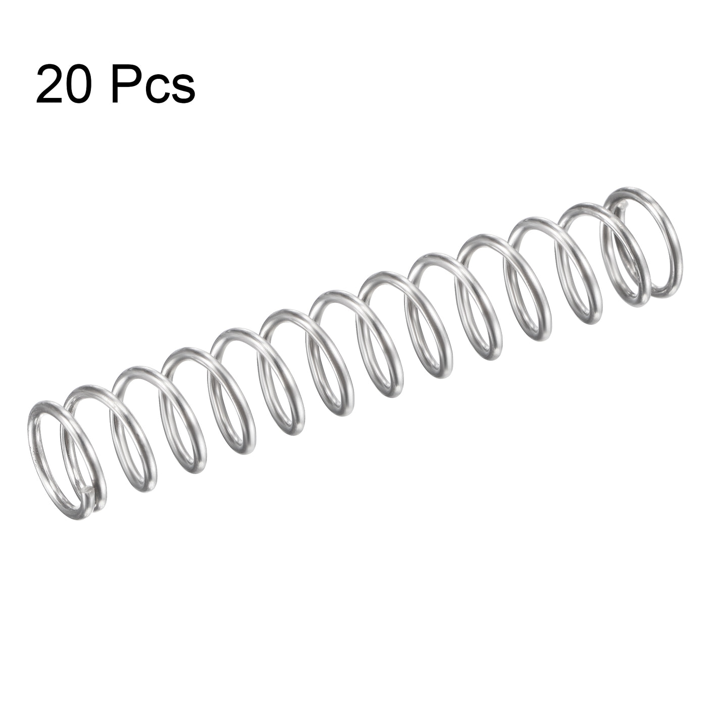uxcell Uxcell 304 Stainless Steel Compression Spring 31.4N Load Capacity