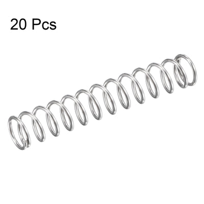 Harfington Uxcell 304 Stainless Steel Compression Spring 31.4N Load Capacity