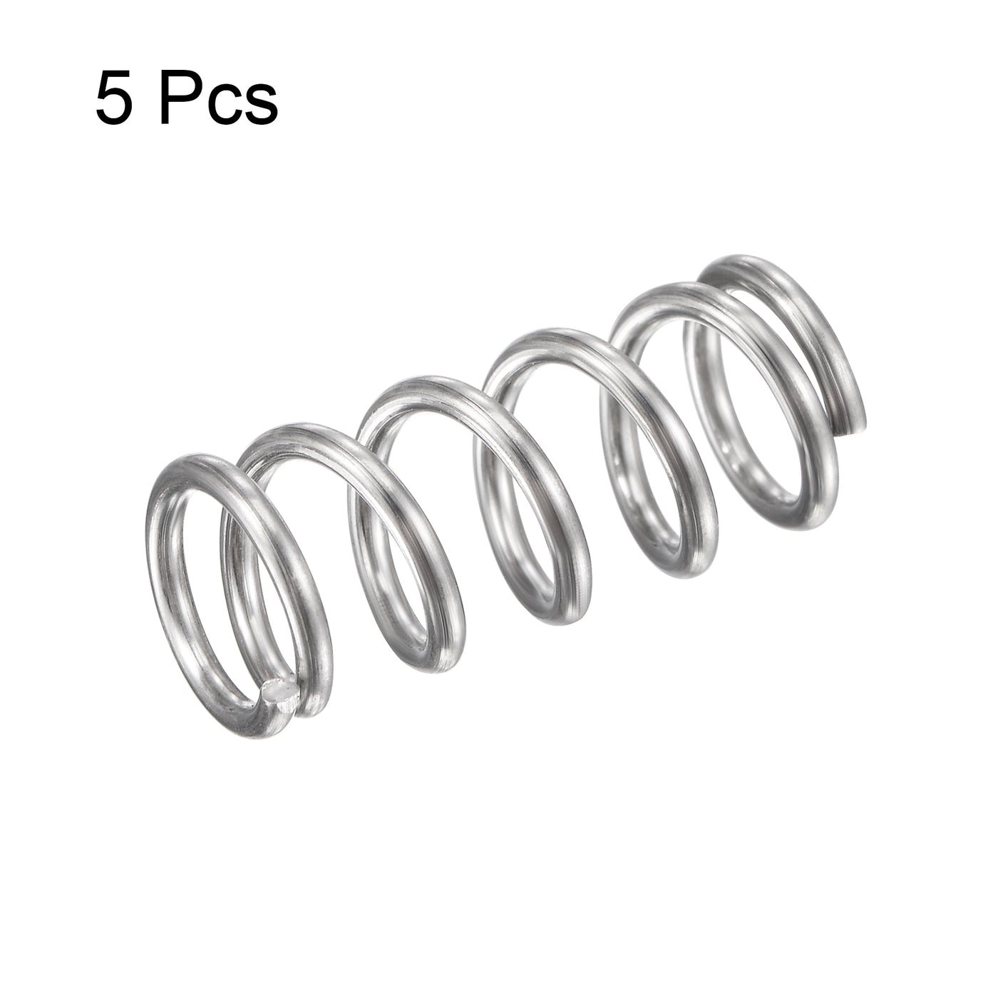 uxcell Uxcell Compression Spring,304 Stainless Steel,OD,Wire Size,Compressed Length,Free Length