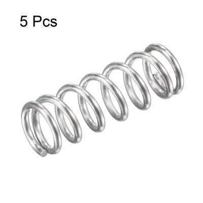 Harfington Uxcell Compression Spring,304 Stainless Steel,OD,Wire Size,Compressed Length,Free Length