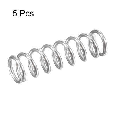 Harfington Uxcell Compression Spring,304 Stainless Steel,OD,Wire Size,Compressed Length,Free Length