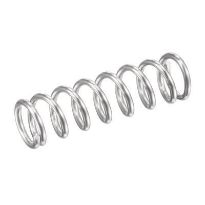 uxcell Uxcell Compression Spring,304 Stainless Steel,OD,Wire Size,Compressed Length,Free Length