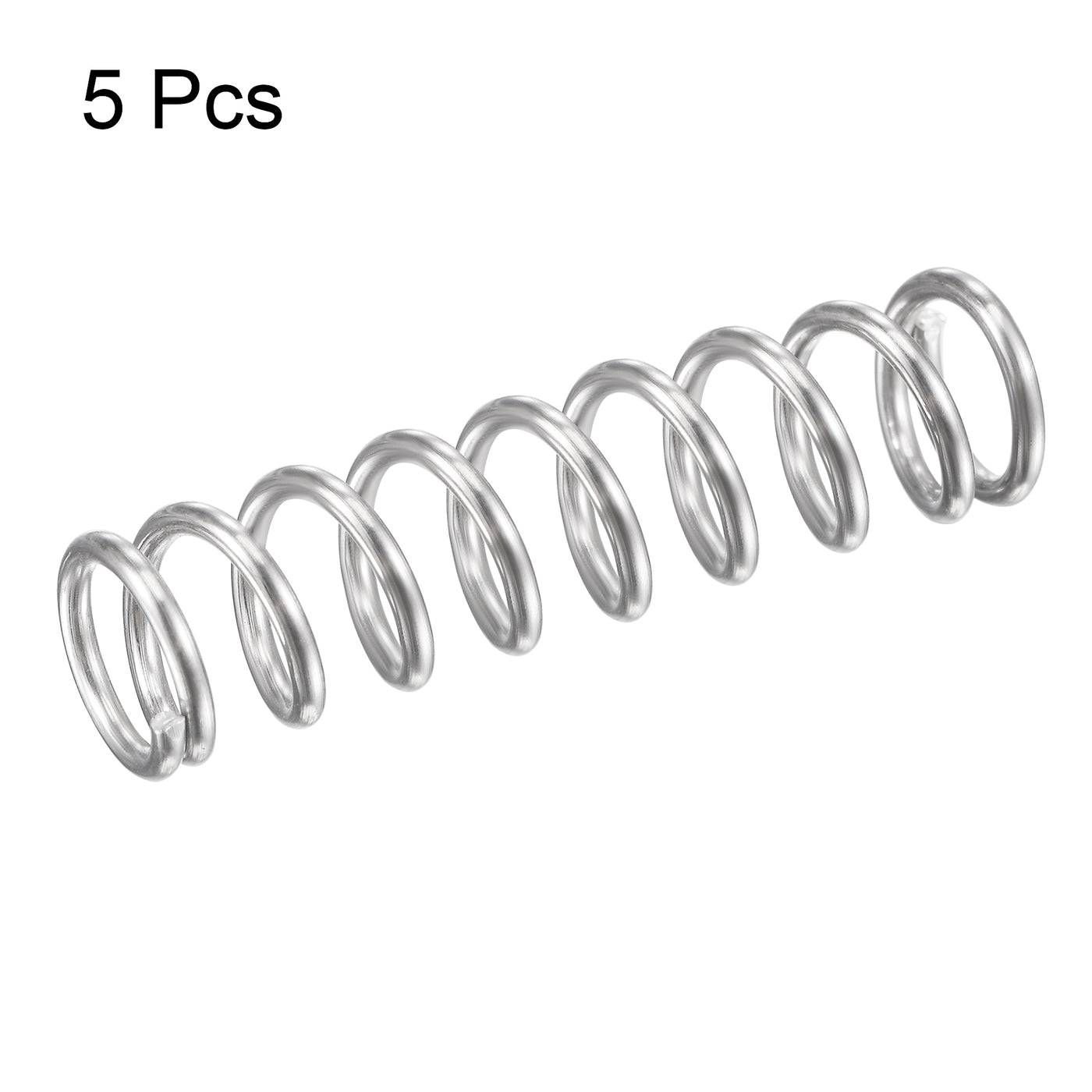 uxcell Uxcell Compression Spring,304 Stainless Steel,OD,Wire Size,Compressed Length,Free Length