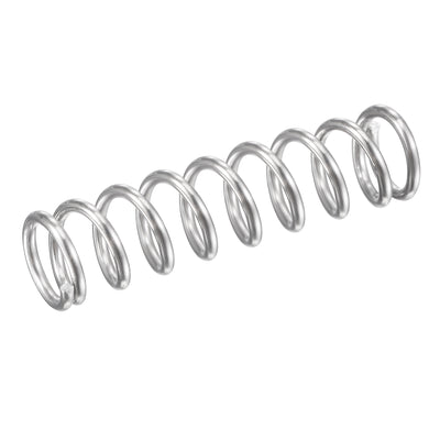 Harfington Uxcell Compression Spring,304 Stainless Steel,OD,Wire Size,Compressed Length,Free Length