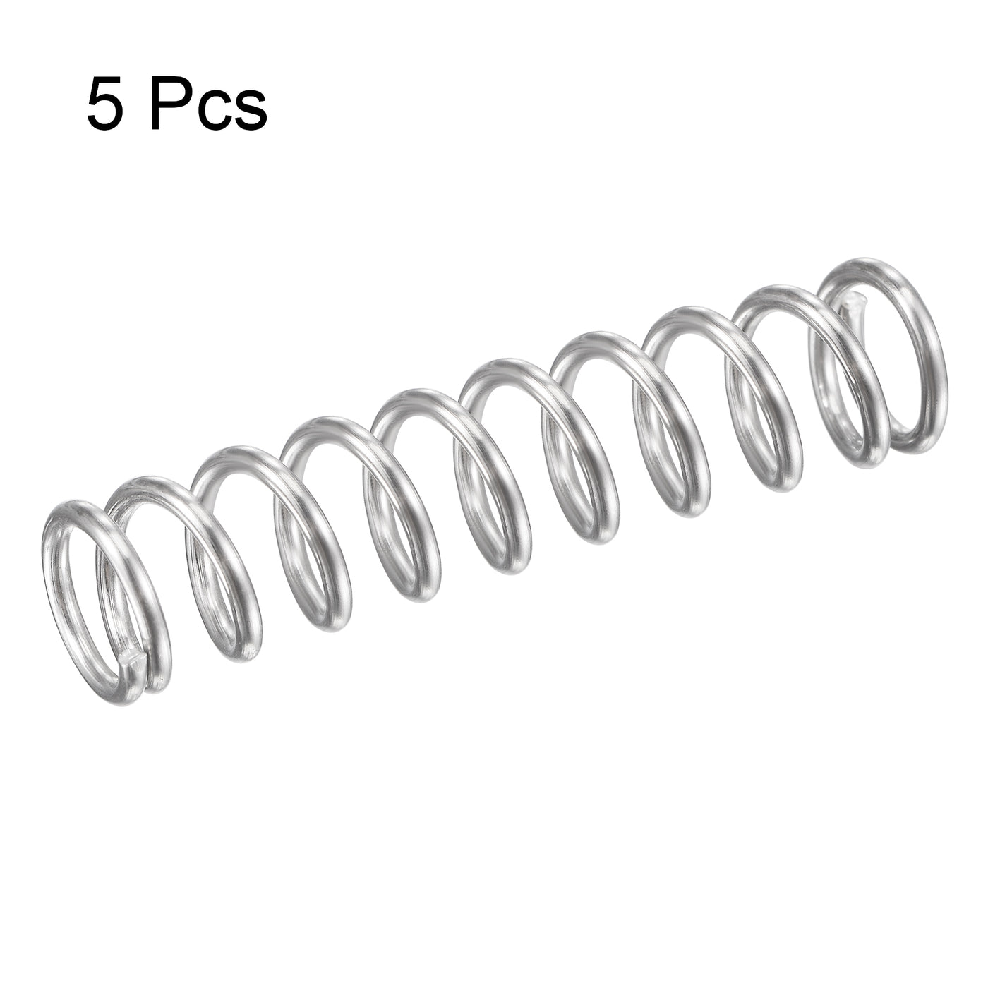 uxcell Uxcell Compression Spring,304 Stainless Steel,OD,Wire Size,Compressed Length,Free Length