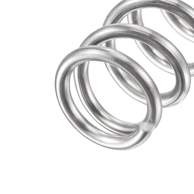 Harfington Uxcell Compression Spring,304 Stainless Steel,OD,Wire Size,Compressed Length,Free Length