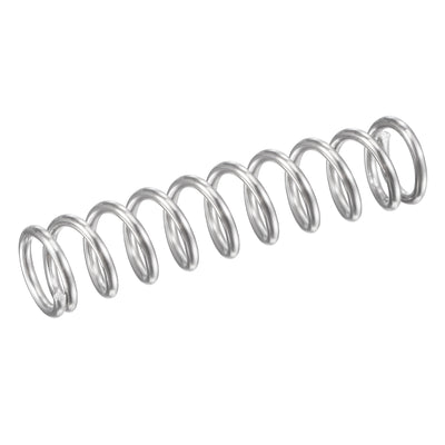 Harfington Uxcell Compression Spring,304 Stainless Steel,OD,Wire Size,Compressed Length,Free Length