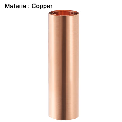 Harfington Copper Sheet Roll, Metal Foil Plate 2pcs